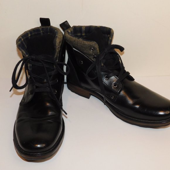 Restoration Maxium Men\'s Ankle Boots With Plaid Lining Size 11 main image 14